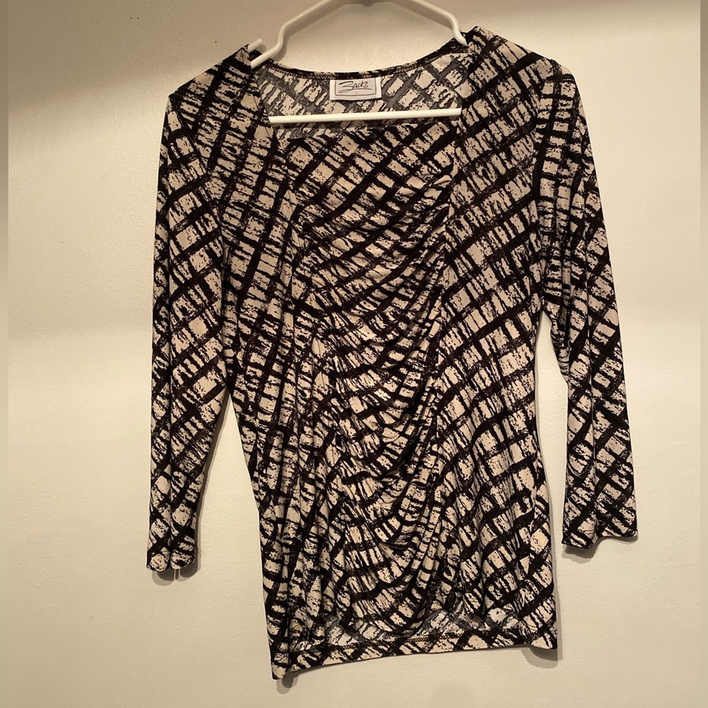 Zack's, Lined Half Sleeve Shirt - Small